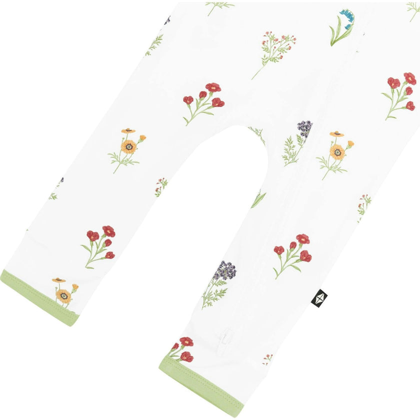 Zippered Romper, Wildflower