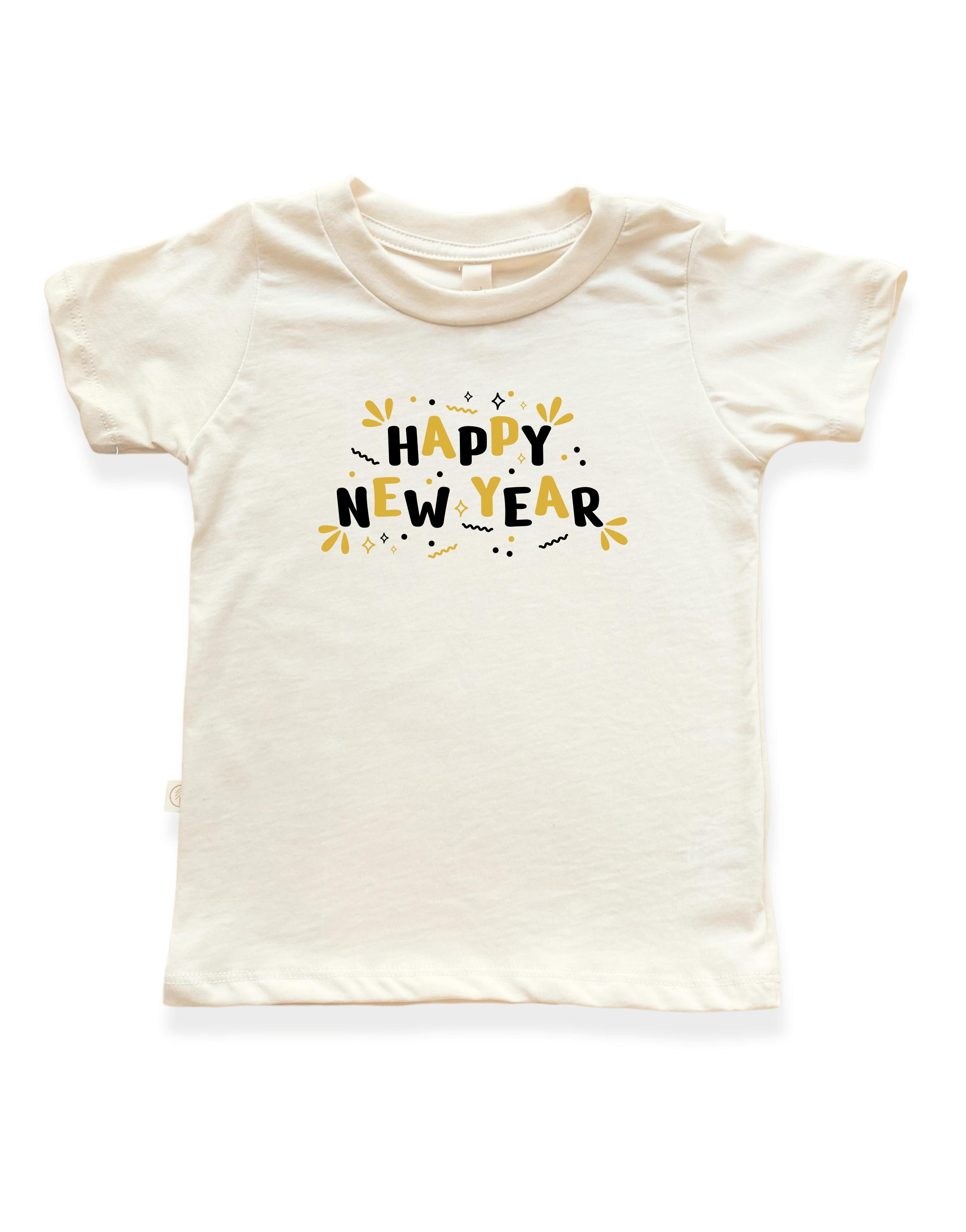 Happy New Year Organic Kids T-Shirt