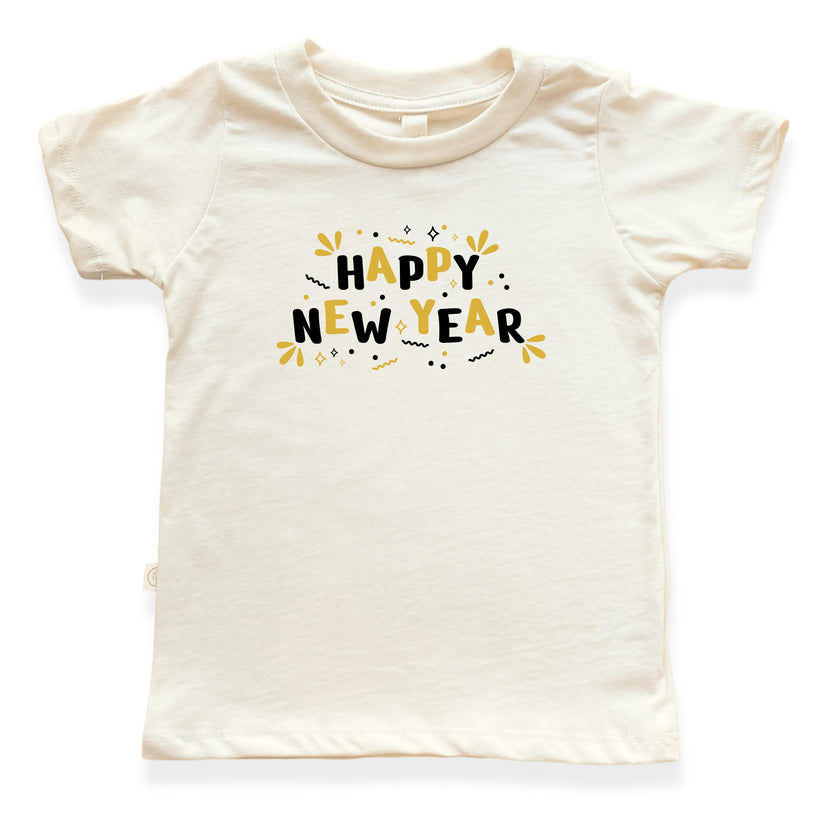 Happy New Year Organic Kids T-Shirt