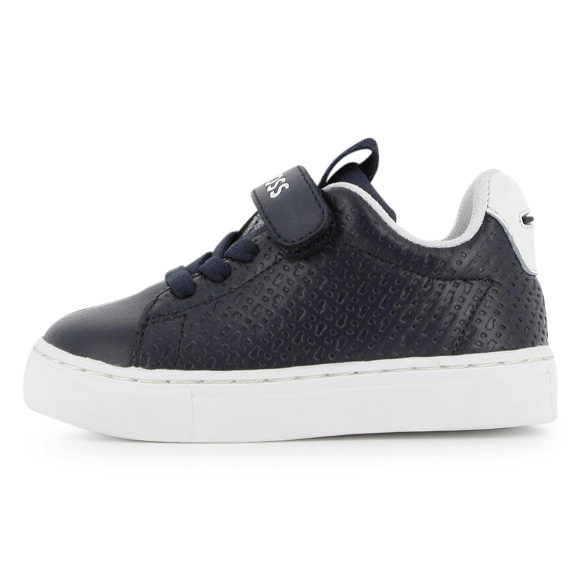 Navy Velcro Strap Sneaker