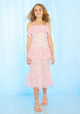 Eliza Embroidered Midi Dress