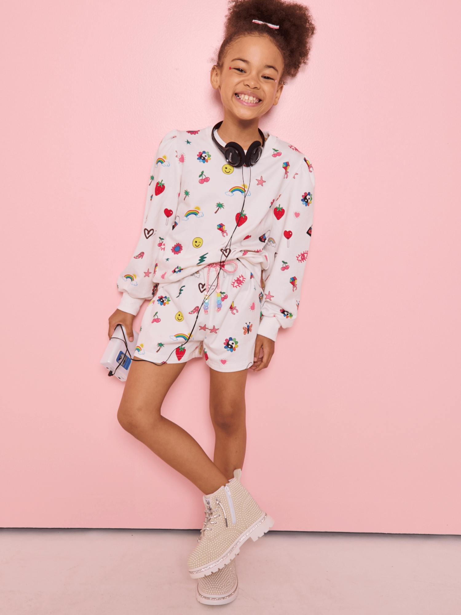 Emoji Vibes Short Set