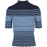 Women's Cara Knit Top, Navy