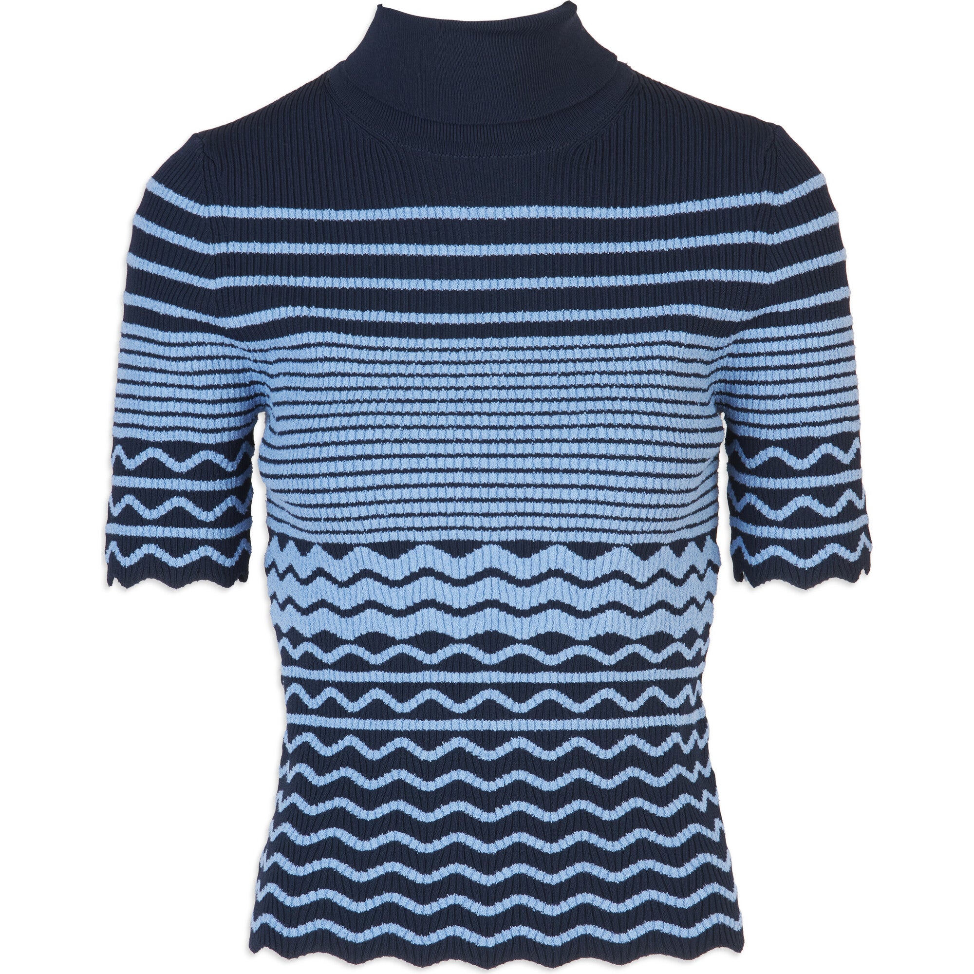 Women's Cara Knit Top, Navy