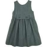 Vintage Tweed Pinafore Dress, Green