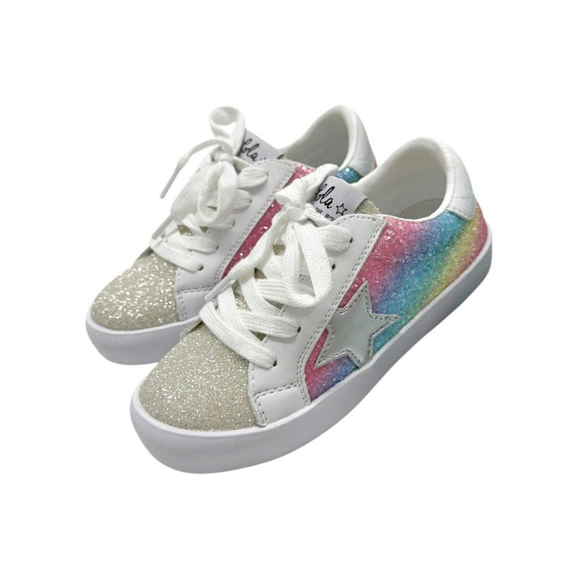 Shimmer Rainbow Star Sneakers