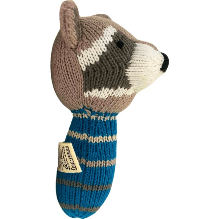 mini rattle | ramsay the raccoon