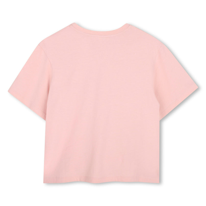 Pink Heart Logo Tee