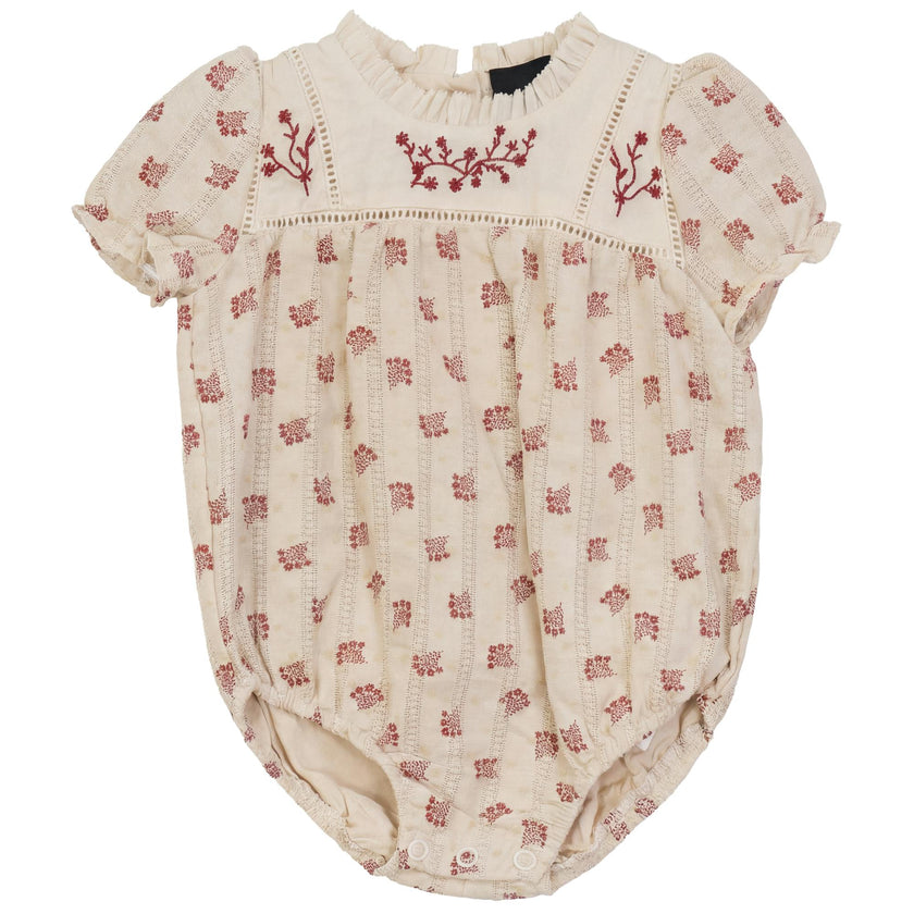 Floral Embroidered Bubble