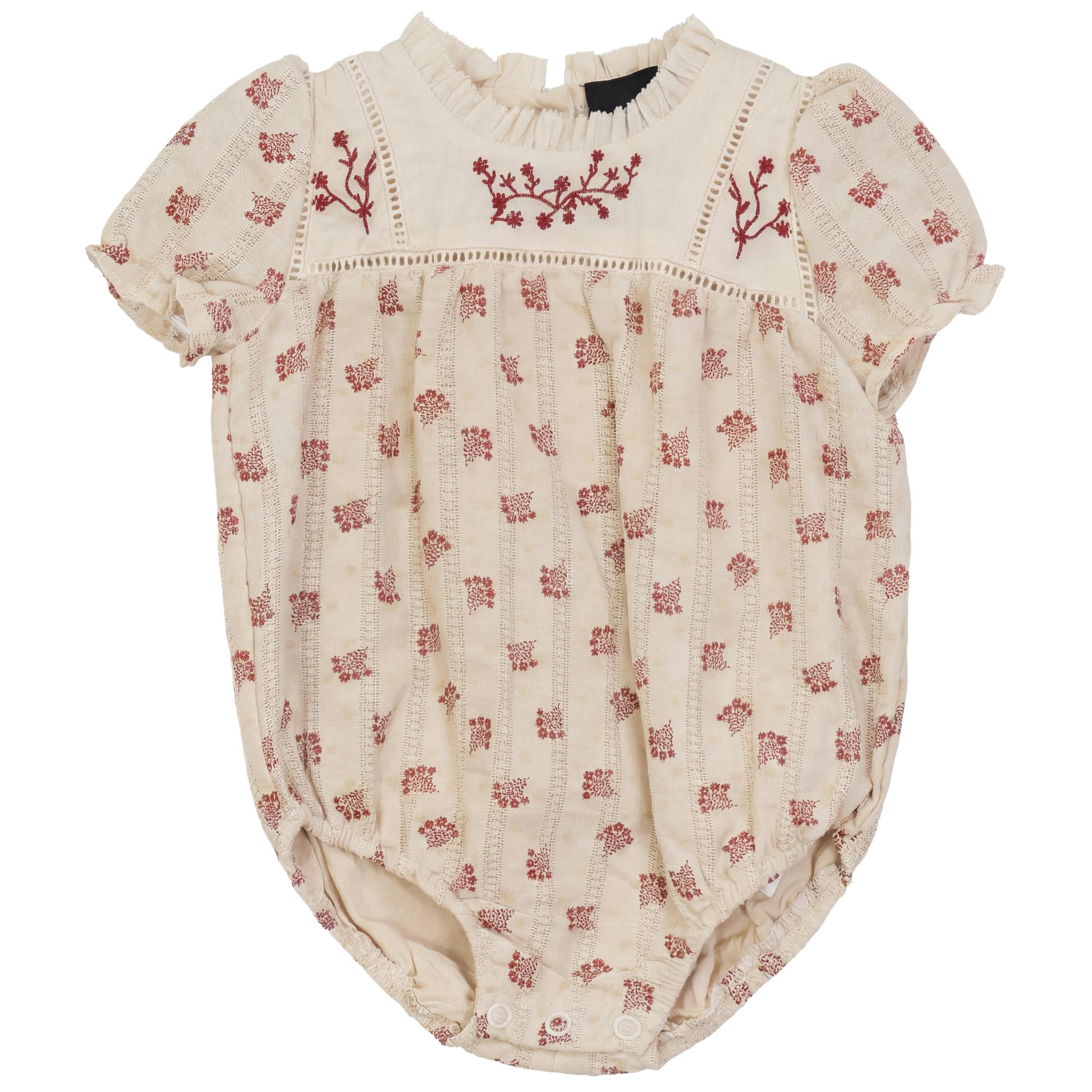 Floral Embroidered Bubble