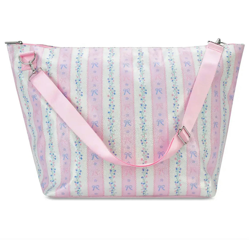 Floral Stripes Weekender Bag