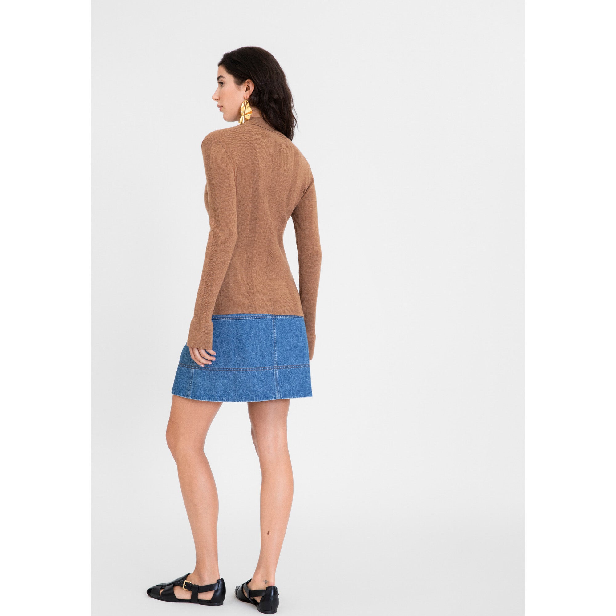 Women's Perry Knit Top, Tan
