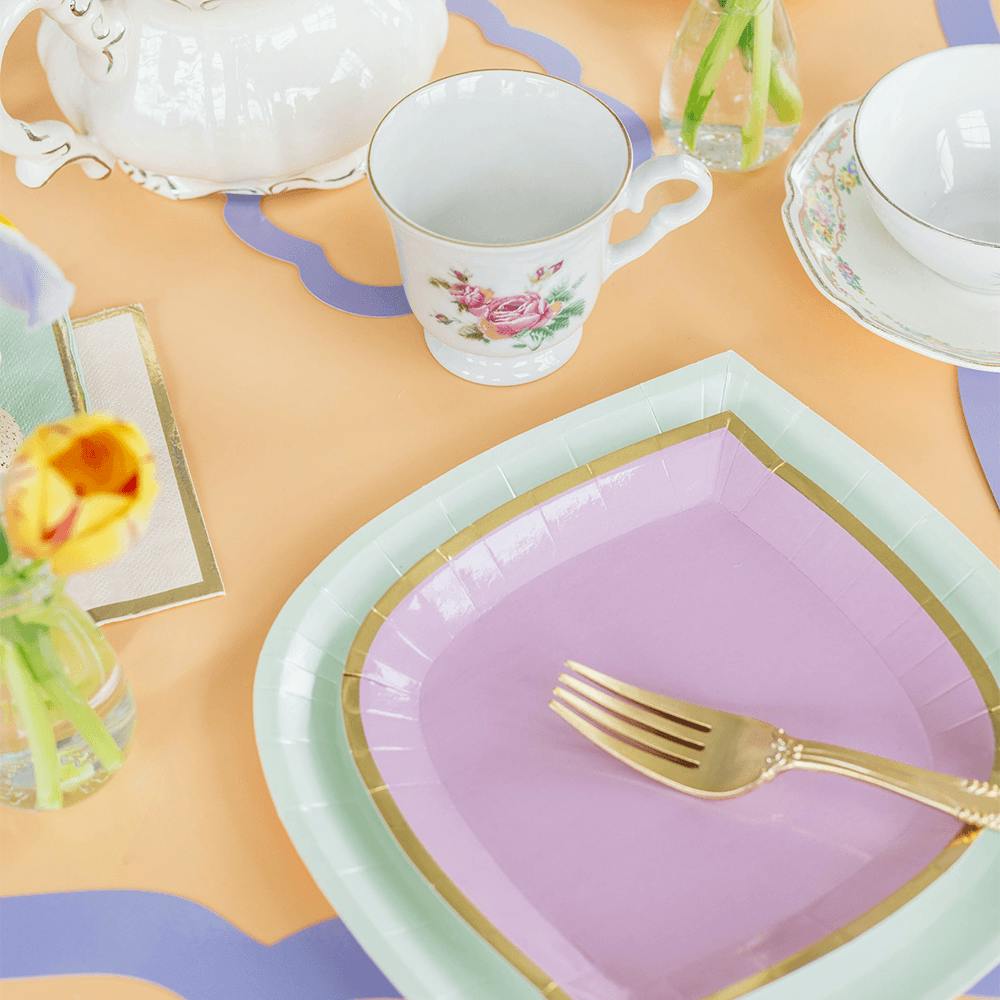 Posh Mint to Be Plates - 3 Size Options