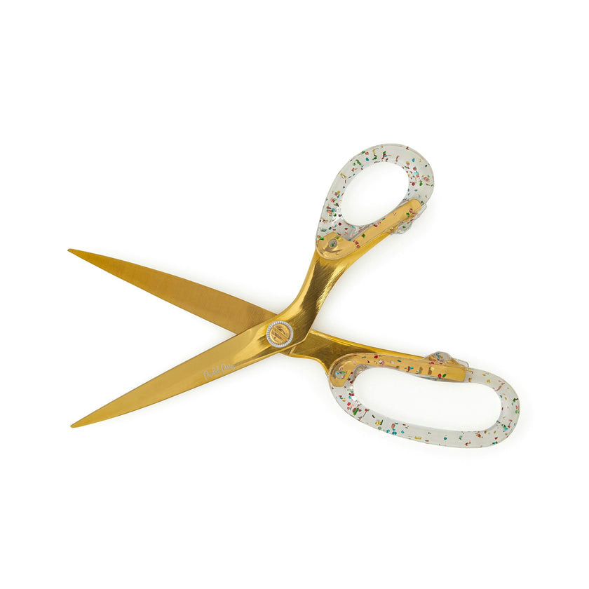 Packed Party Confetti-Filled Acrylic Scissors