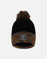 Lined Knit Winter Hat with Pompom