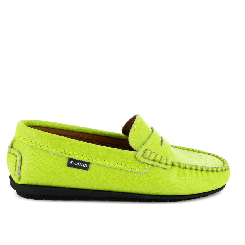 Penny 032 Walker Moccasins, Green Abacate Leather