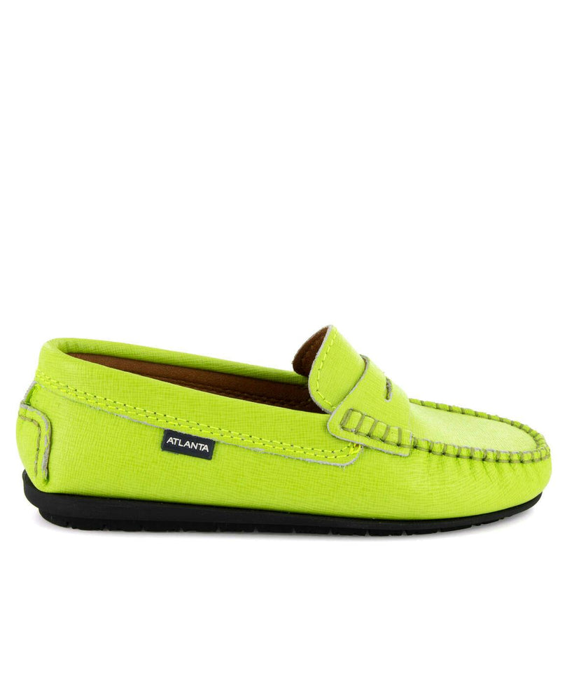 Penny 032 Walker Moccasins, Green Abacate Leather