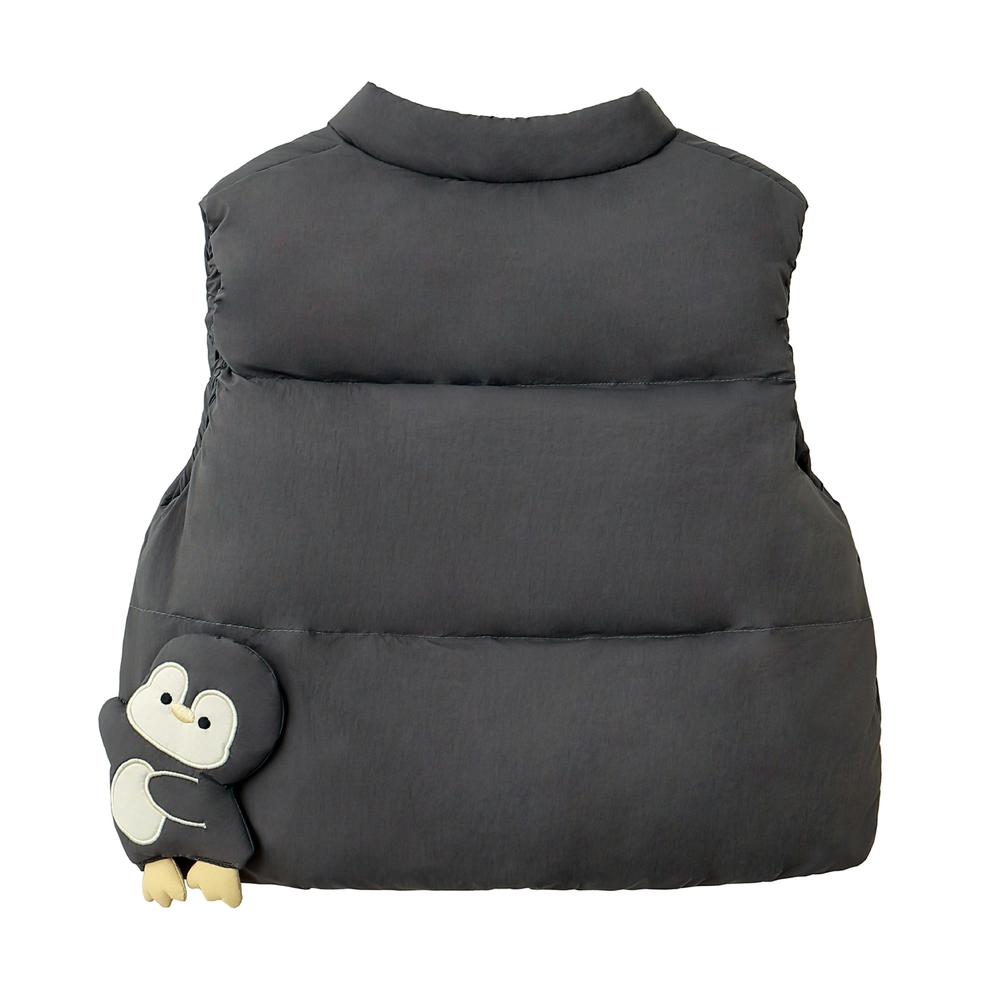 Dark Gray Cartoon Hands Vest