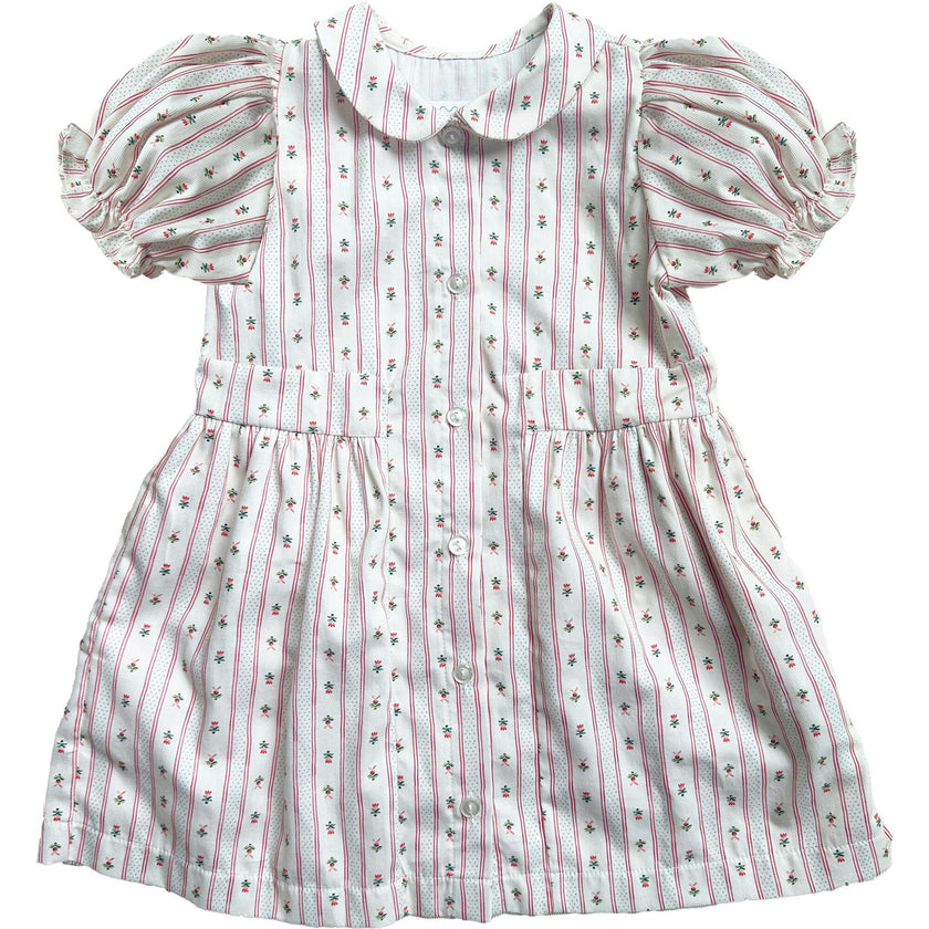 Charlotte Dress | Holiday Dot Stripe