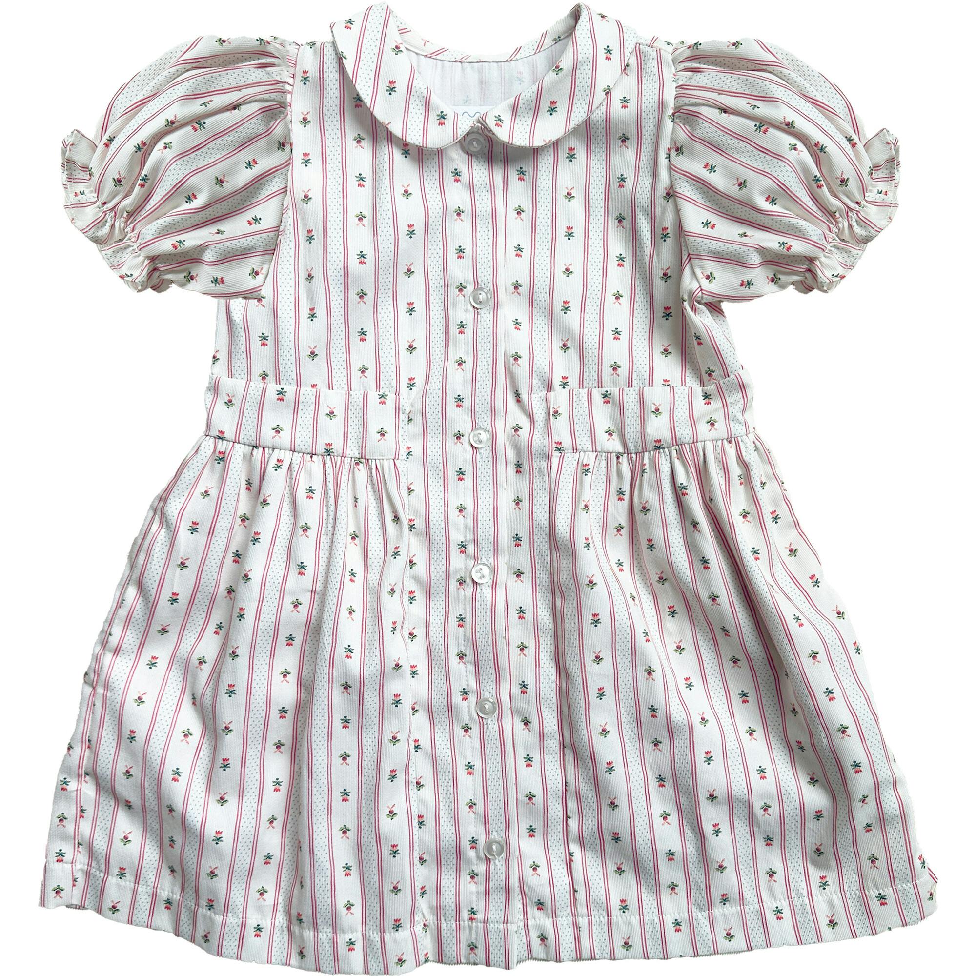 Charlotte Dress | Holiday Dot Stripe