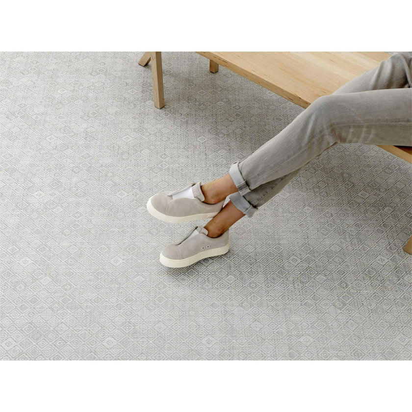 Mosaic Floor Mat, Grey