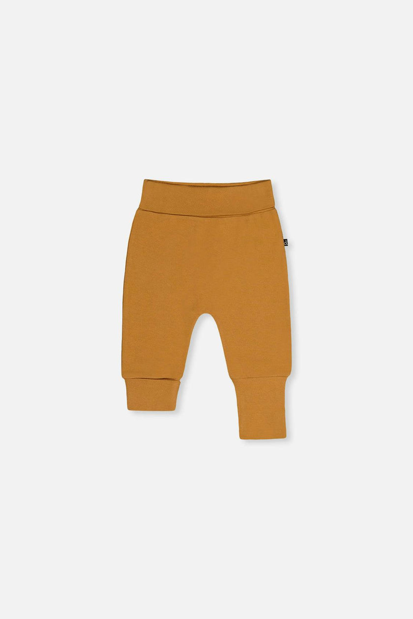 Two Pack Organic Cotton Evolutive Pants Brown Cinnamon