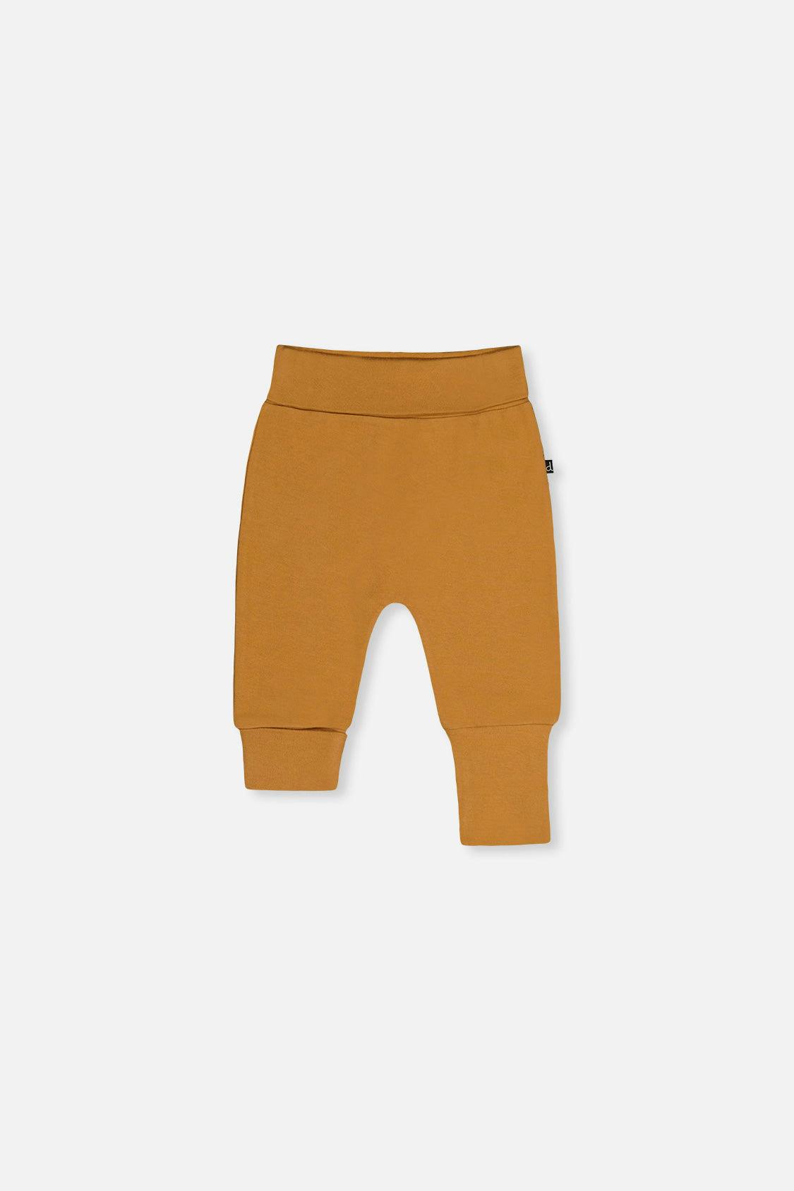 Two Pack Organic Cotton Evolutive Pants Brown Cinnamon