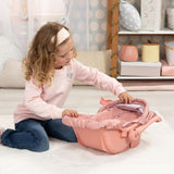 Bayer Design Dolls: Deluxe Car Seat - Coral Pink Floral