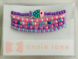 Beaded Bracelets - Tropical Fish Purple