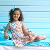 Coral Jersey Dress