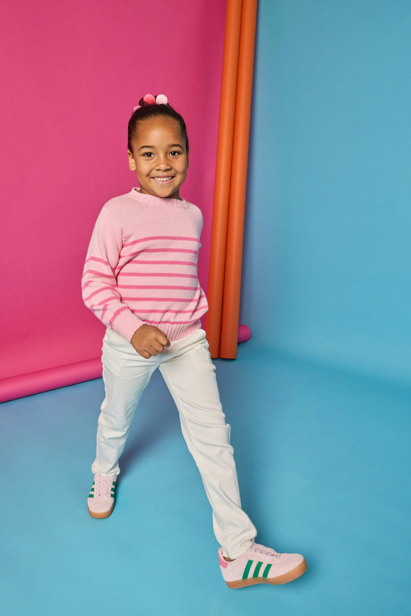 Striped Sweater - Pink
