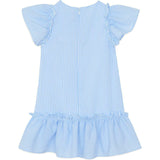 TARTINE ET CHOCOLAT Aegean Blue Flutter Dress