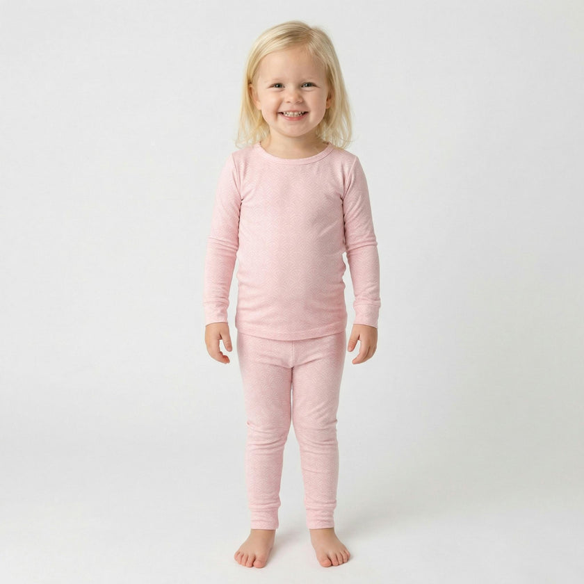 Pink Symphony Bamboo Toddler Pajama Set