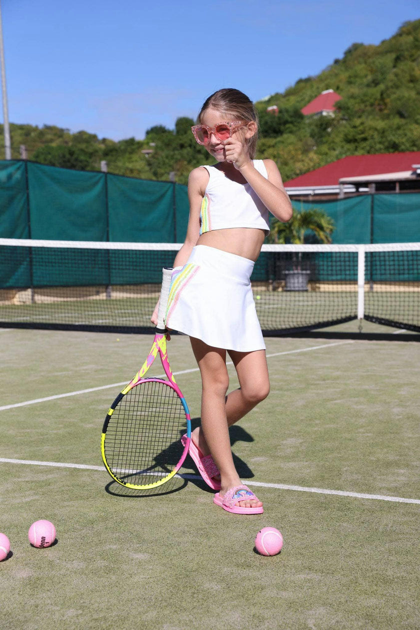 Rainbow Sherbet Sequin Tennis Set