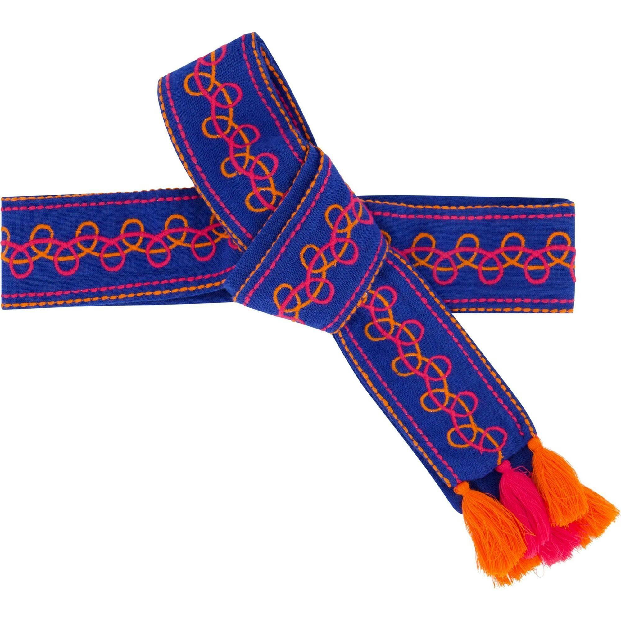 Embroidery Belt Classic Blue Embroidery