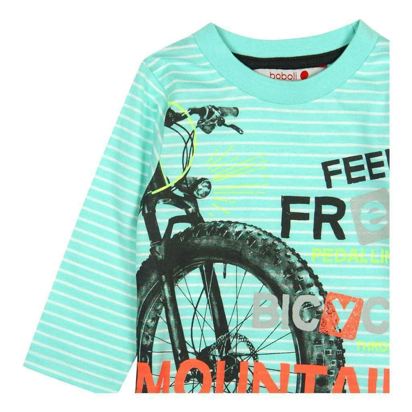 Striped Knit T-Shirt