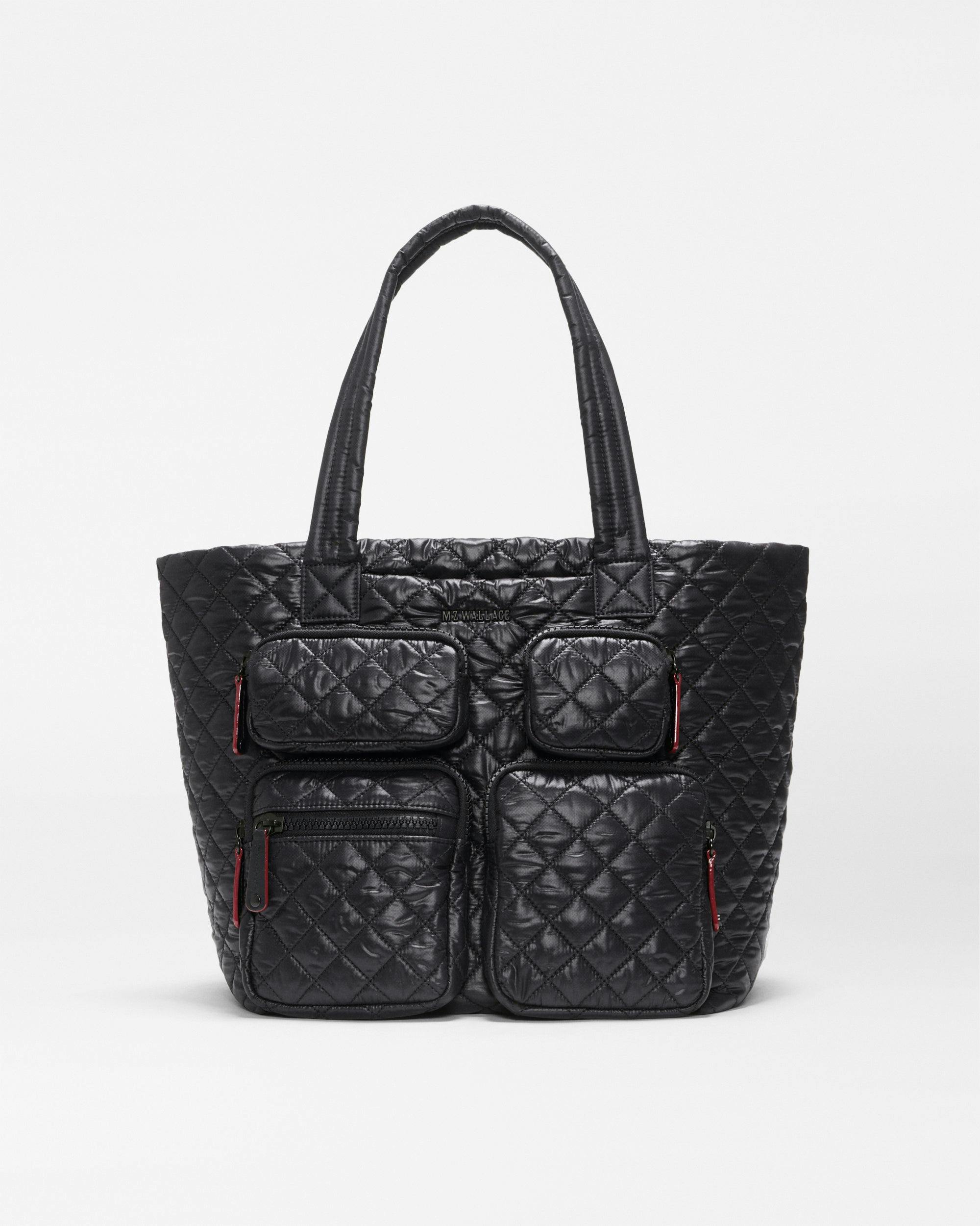 Black Medium Metro Travel Tote