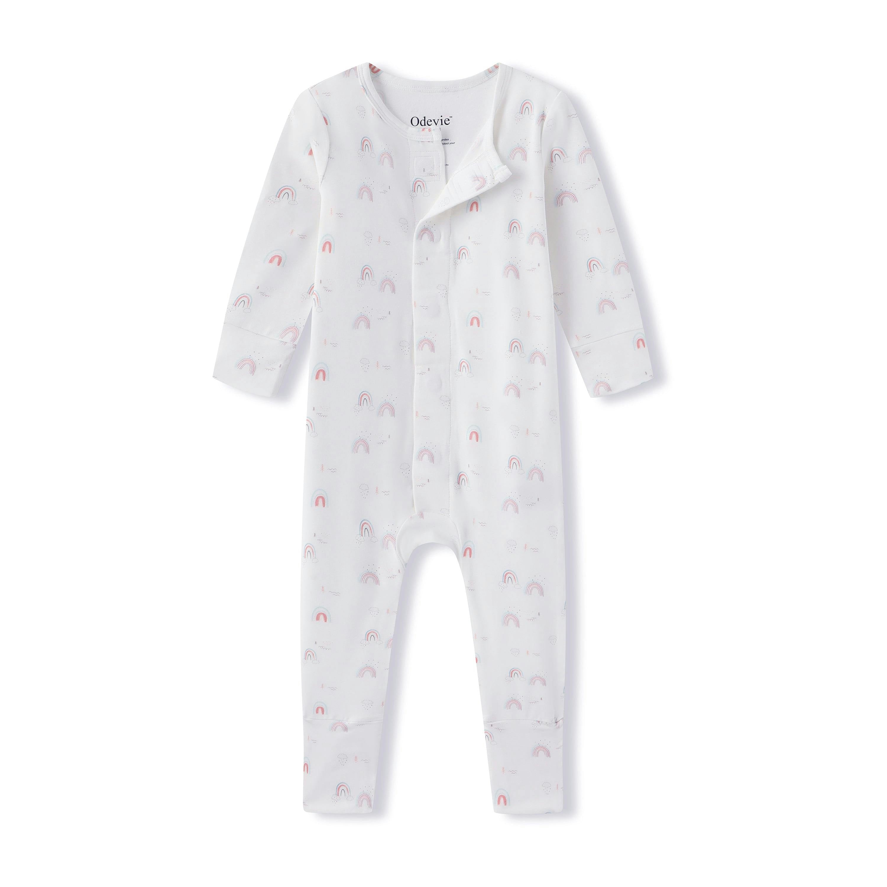 Bamboo Footie Pajama Sleepsuit - Arc en ciel