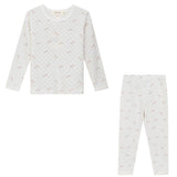 Mesh Print 2Pc Set White/Blossom