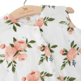 Cotton Muslin Sleep Bag - Watercolor Roses