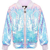 Shooting Star Sequin Bomber