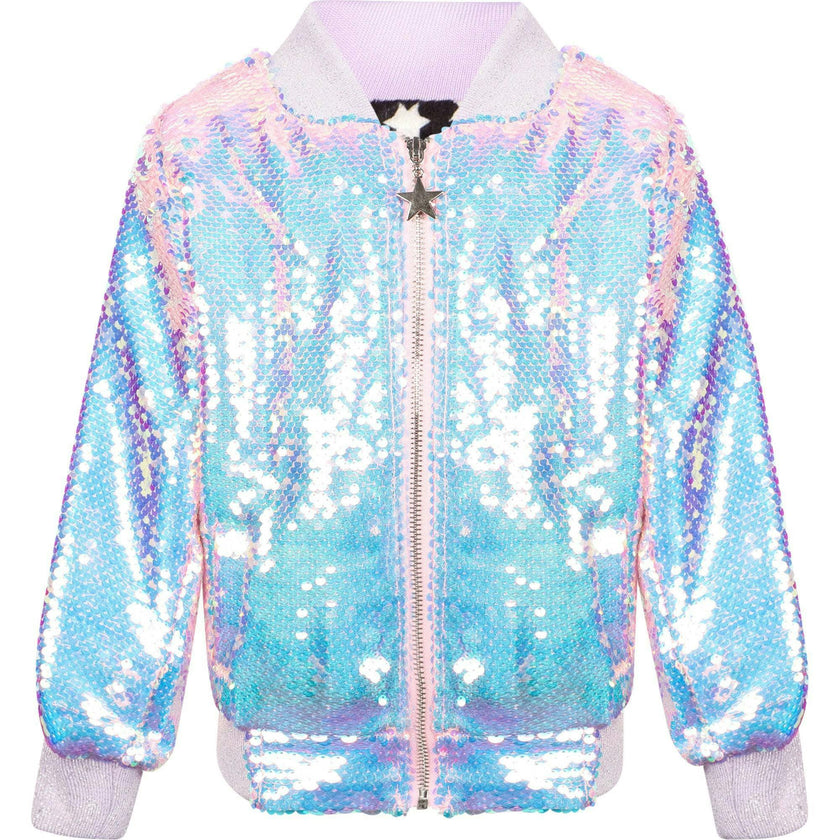 Shooting Star Sequin Bomber