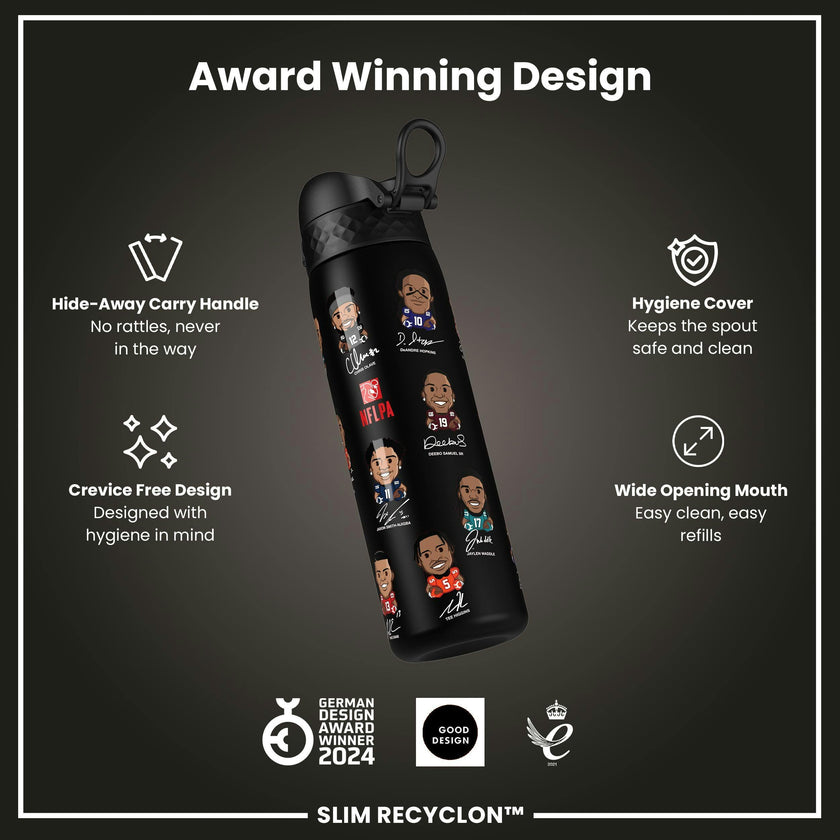 NFL PA Recyclon Water Bottle - 18oz - Multi-Player 2