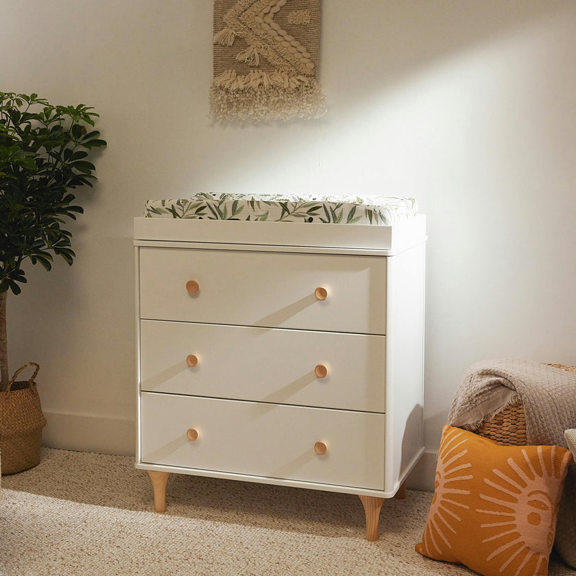 Lolly 3-Drawer Compact Changer Dresser with Removable Changing Tray (34")