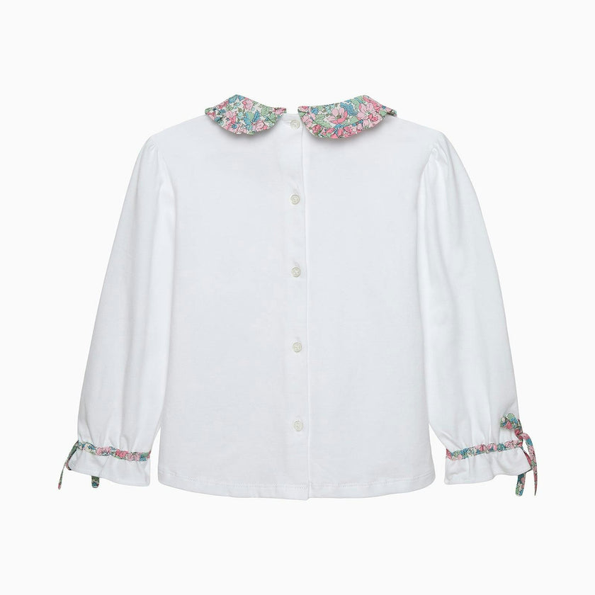 Dahlia Pie Crust Collar Top