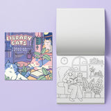 Art Maker: Cololoring Kit - Library Cats