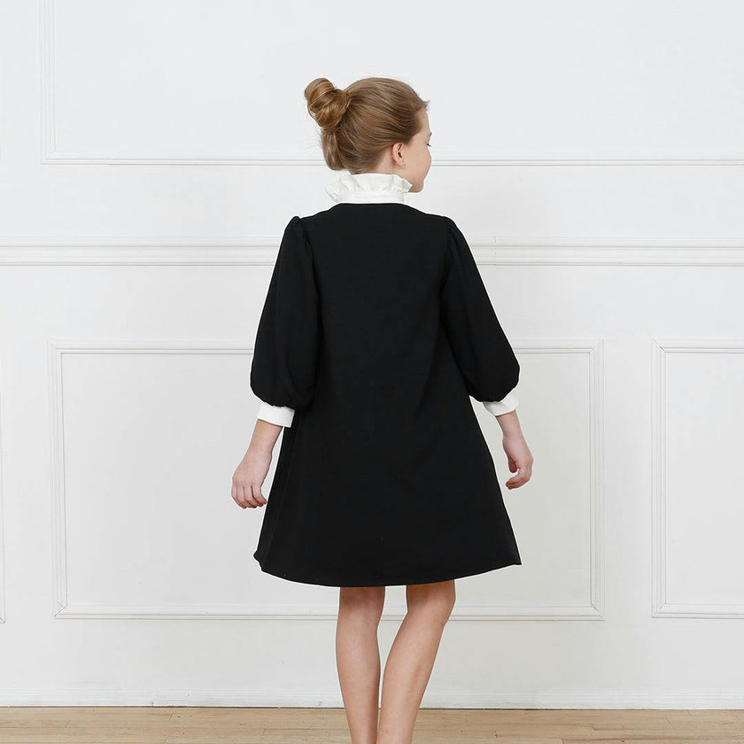 Diana dress (black/ivory)
