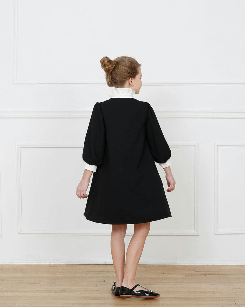 Diana dress (black/ivory)
