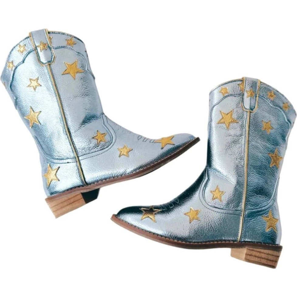 Cowgirl Starstruck Boots, Blue