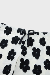 Organic Cotton Slim Flare Ribbed Pant
